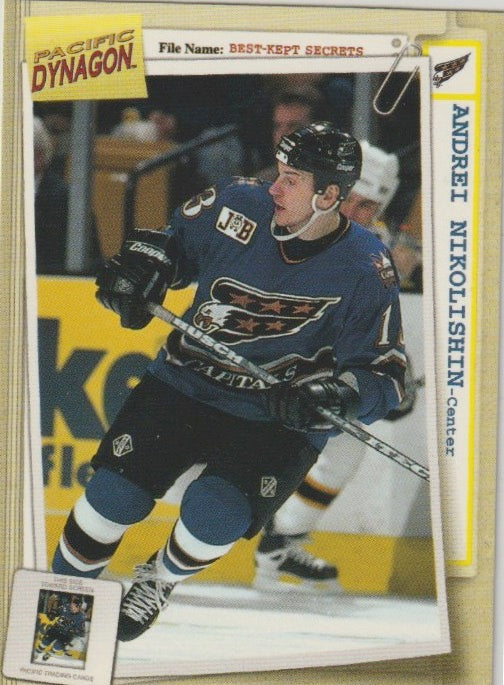 NHL 1997 / 98 Pacific Dynagon Best Kept Secrets - No 102 - Andrei Nikolishin
