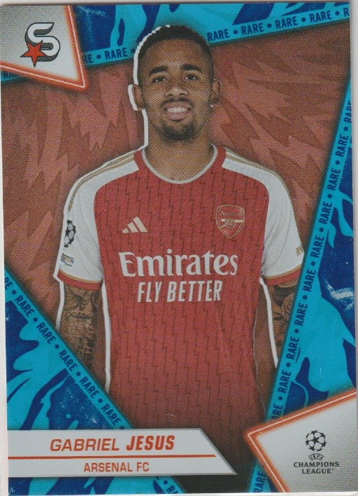 Soccer 2023-24 Topps Superstars Rare Parallel - No 14 - Gabriel Jesus