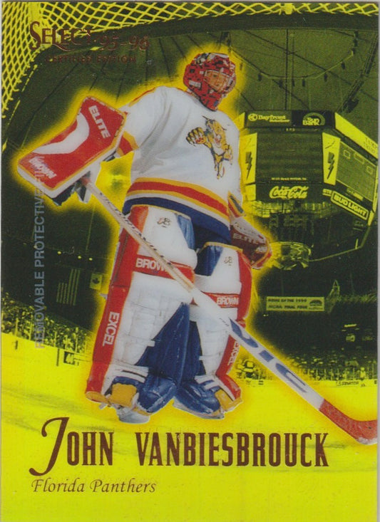 NHL 1995 / 96 Select Certified Mirror Gold - No 85 - John Vanbiesbrouck
