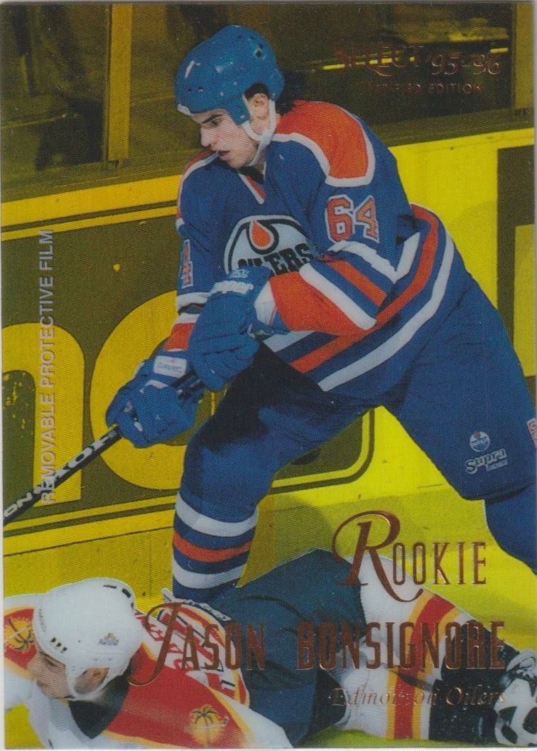 NHL 1995 / 96 Select Certified Mirror Gold - No 113 - Jason Bonsignore