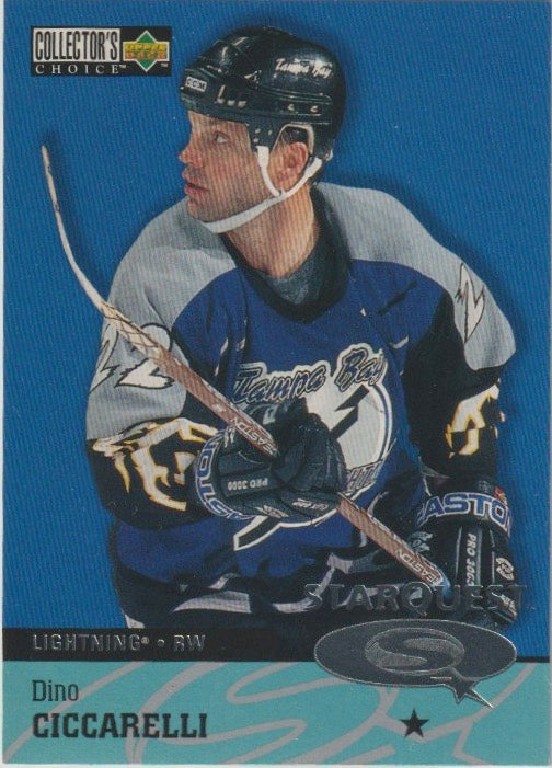 NHL 1997/98 Collector's Choice Star Quest - No SQ22 - Dino Ciccarelli