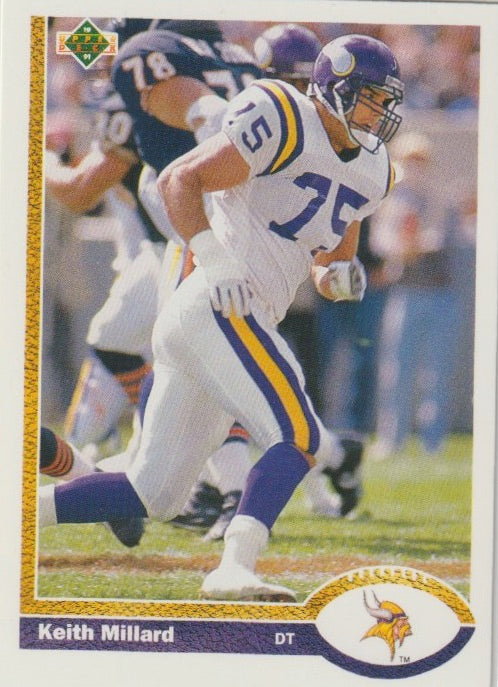 NFL 1991 Upper Deck - No 240 - Keith Millard