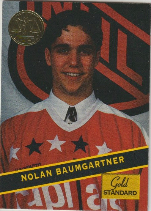 NHL 1994 Signature Rookies Gold Standard - No 76 - Nolan Baumgartner
