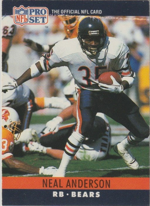 NFL 1990 ProSet - No 49 - Neal Anderson