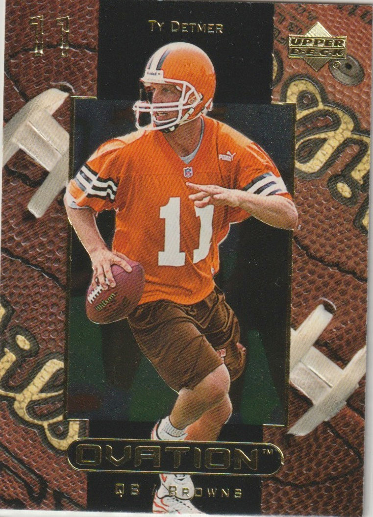 NFL 1999 Upper Deck Ovation - No 14 - Ty Detmer