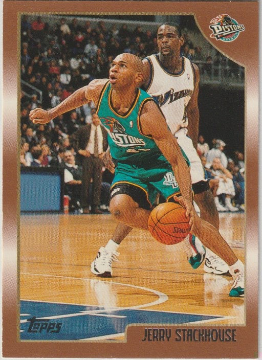 NBA 1998 / 99 Topps - No 10 - Jerry Stackhouse
