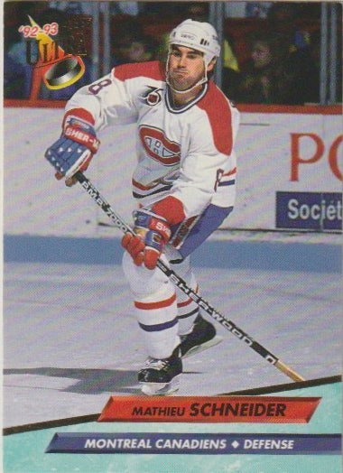 NHL 1992 / 93 Ultra - No 110 - Mathieu Schneider