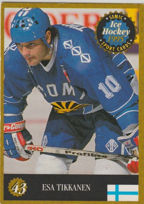 NHL 1995 Finnish Semic World Championship - No 43 - Esa Tikkanen