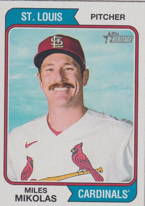 MLB 2023 Topps Heritage - No 393 - Miles Mikolas