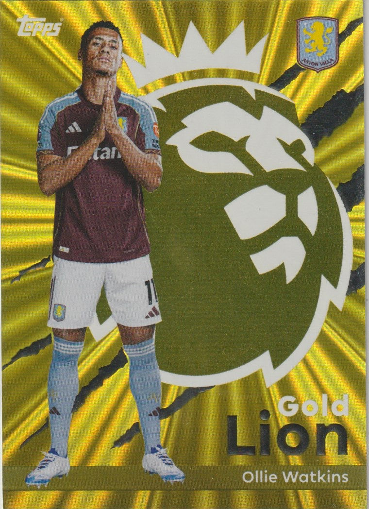 Fussball 2026-26 Topps Premier League EN Gold Lion - No GL2 - Ollie Watkins