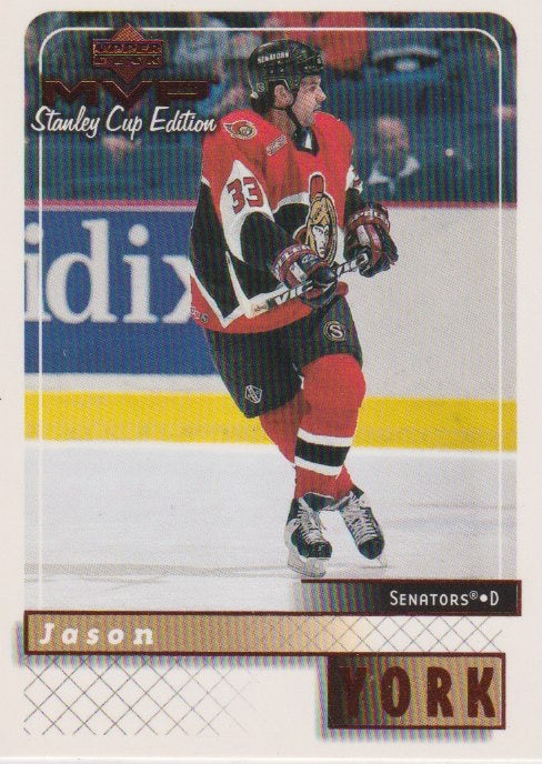 NHL 1999-00 Upper Deck MVP SC Edition - No 129 - Jason York
