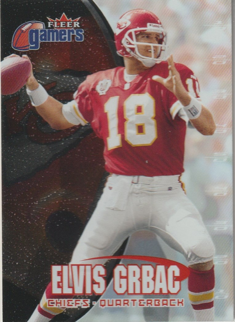 NFL 2000 Fleer Gamers - No 82 - Elvis Grbac