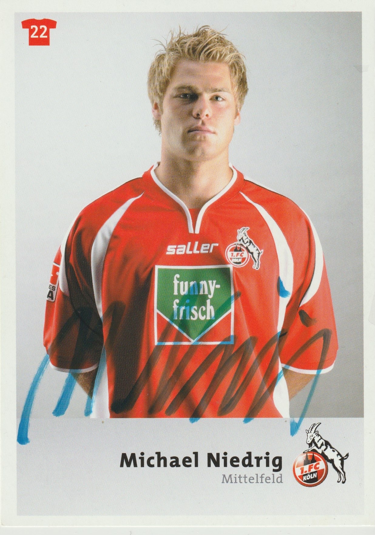 Fussball - Autogramm - Michael Niedrig