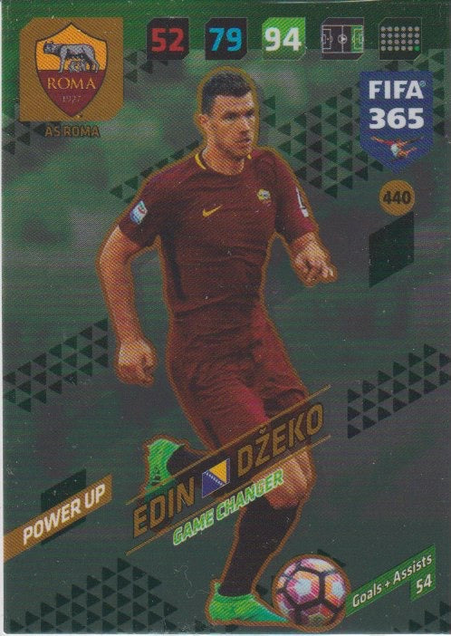 Fussball 2018 Panini FIFA 365 Adrenalyn XL - No 440 - Edin Dzeko