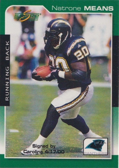 NFL 2000 Score - No 164 - Natrone Means