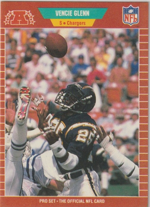 NFL 1989 ProSet - No 359 - Venice Glenn