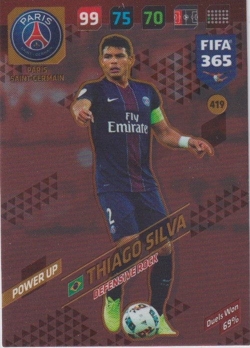 Fussball 2018 Panini FIFA 365 Adrenalyn XL - No 419 - Thiago Silva