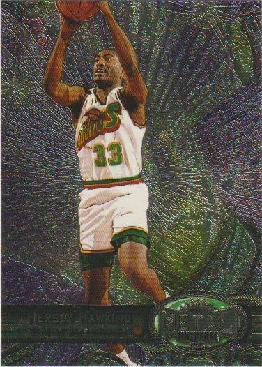 NBA 1997-98 Metal Universe - No 70 - Hersey Hawkins