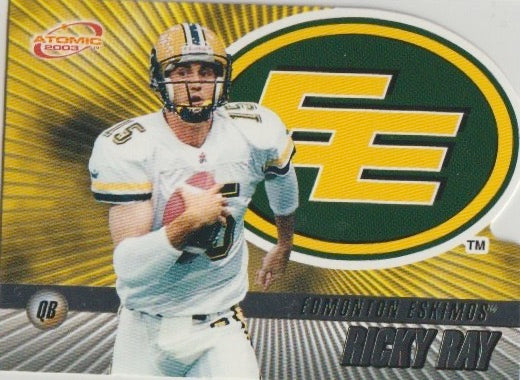 NFL 2003 Atomic CFL - No 34 - Rick Ray