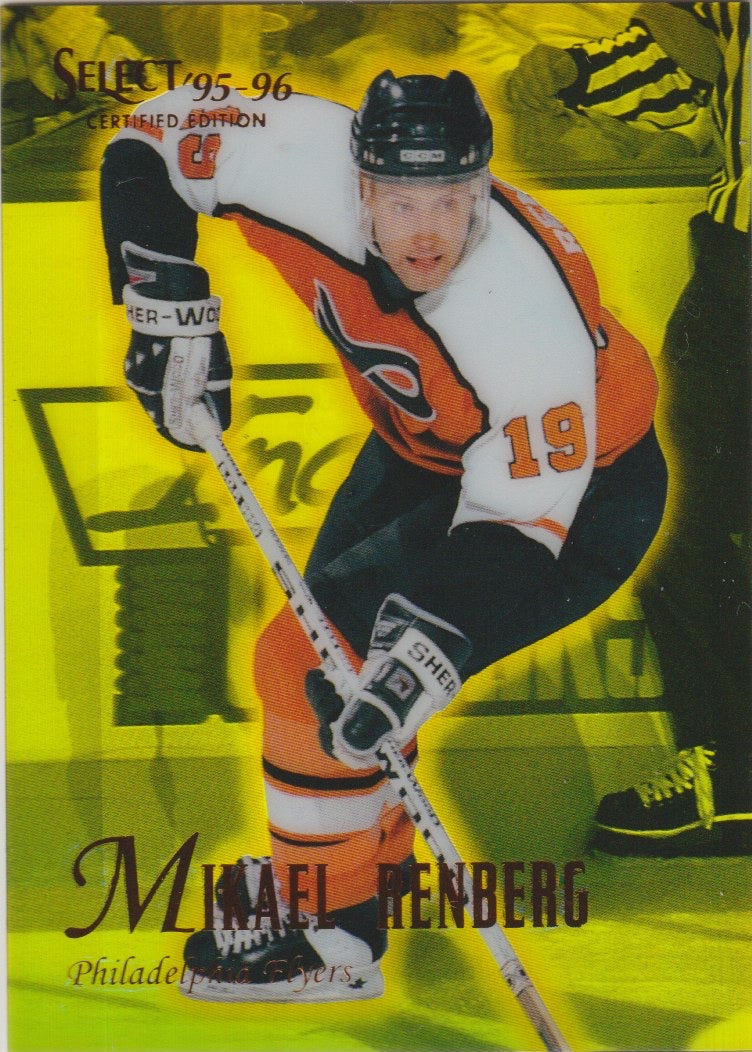 NHL 1995 / 96 Select Certified Mirror Gold - No 31 - Mikael Renberg