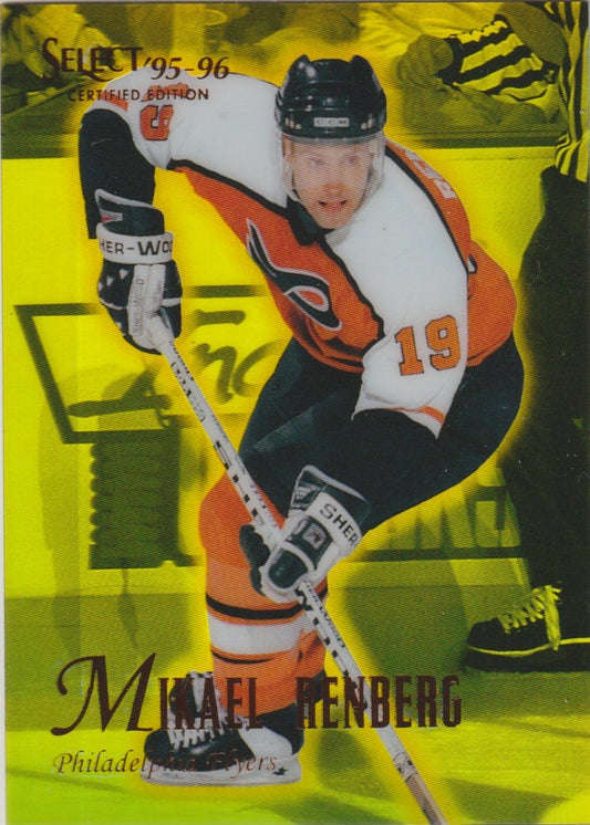 NHL 1995 / 96 Select Certified Mirror Gold - No 31 - Mikael Renberg