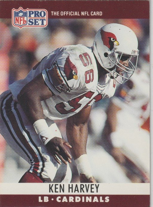 NFL 1990 ProSet - No 257 - Ken Harvey