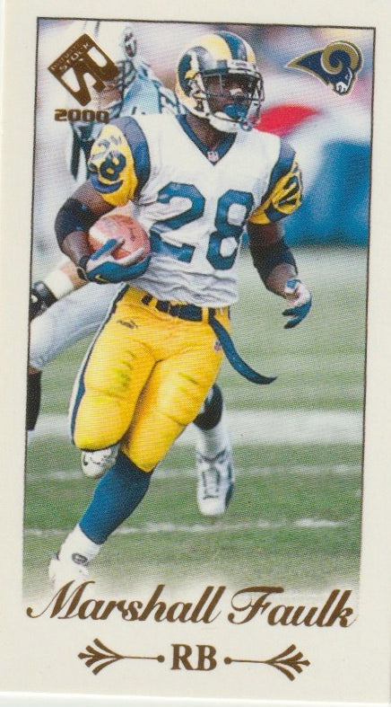 NFL 2000 Private Stock PS2000 Action - No 47 - Marshall Faulk