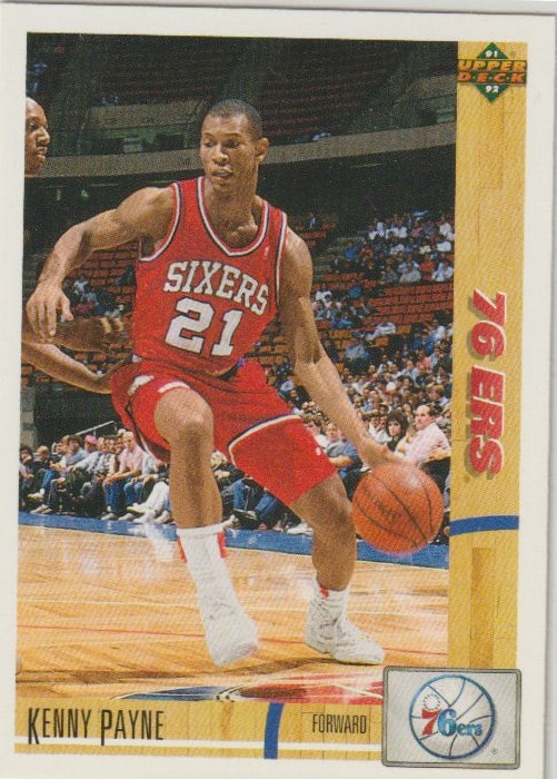 NBA 1991-92 Upper Deck - No 28 - Kenny Payne