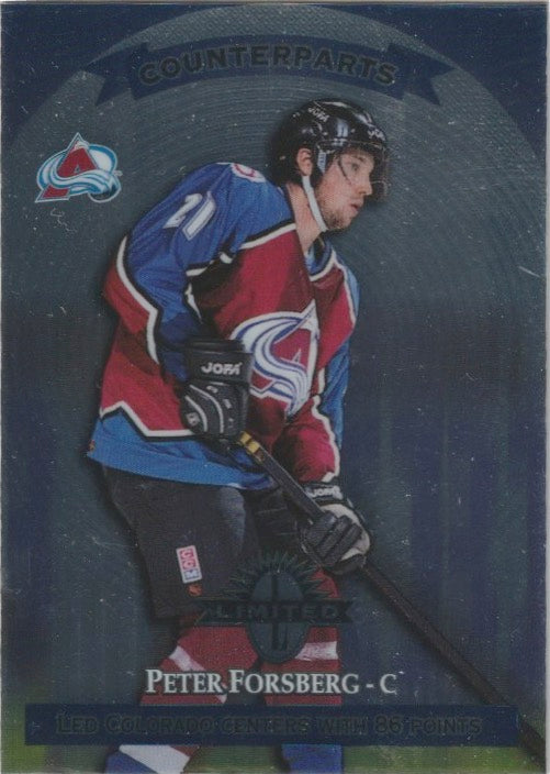 NHL 1997 / 98 Donruss Limited - No 2 - Peter Forsberg / Mike Knuble