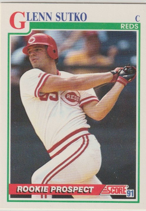 MLB 1991 Score - No 767 - Glen Sutko