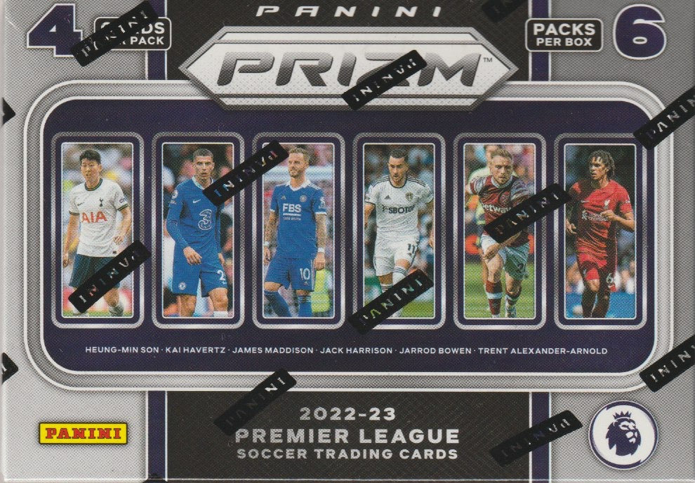 Fussball 2022-23 Panini Prizm Premier League Blaster Box - Pink Mosaic