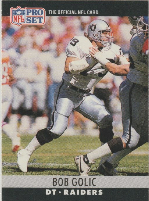 NFL 1990 ProSet - No 154 - Bob Golic