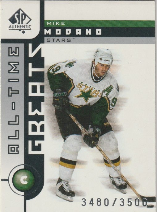 NHL 2001-02 SP Authentic - No 95 - Mike Modano