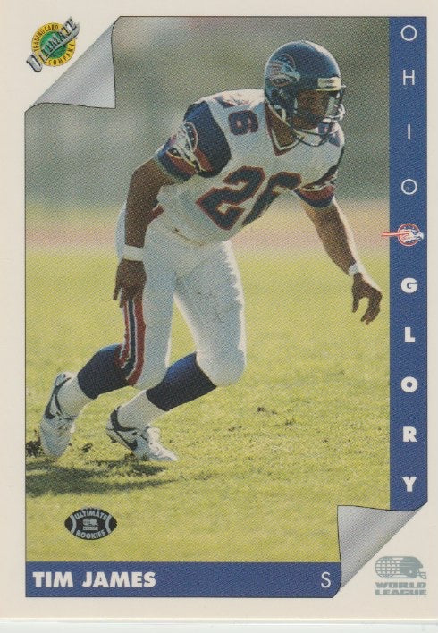 NFL 1992 Ultimate WLAF - No 171 - Tim James