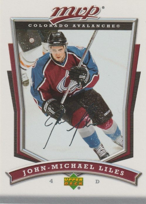 NHL 2007-08 Upper Deck MVP - No 9 - John-Michael Liles