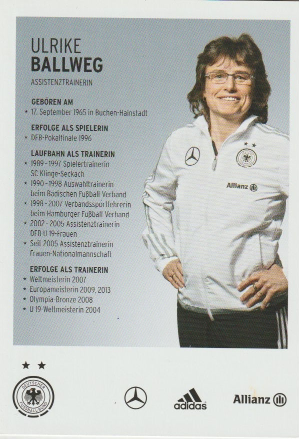 Fussball - Autogramm - Ulrike Ballweg