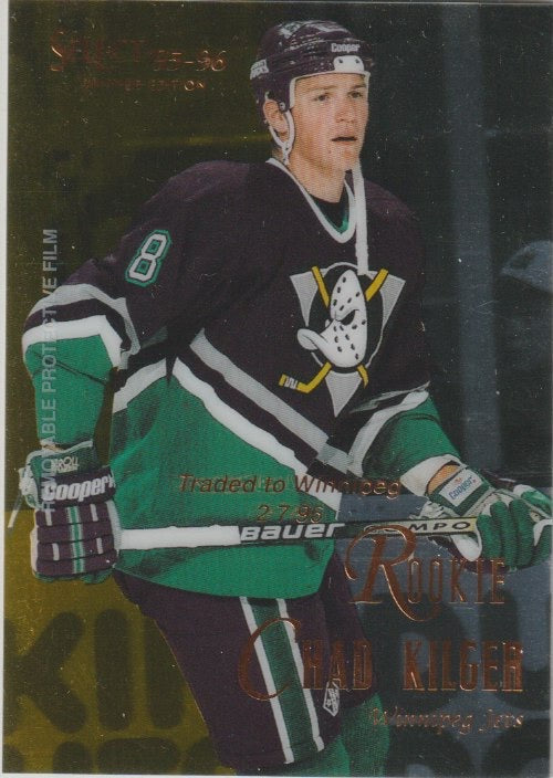 NHL 1995 / 96 Select Certified - No 116 - Chad Kilger