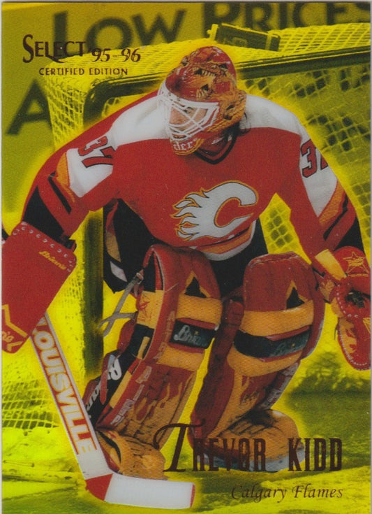 NHL 1995 / 96 Select Certified Mirror Gold - No 40 - Trevor Kidd