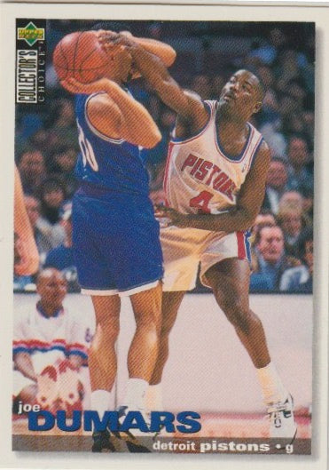 NBA 1995-96 Collector's Choice International German I - No 43 - Joe Dumars