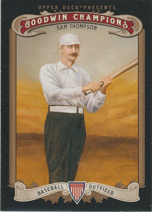 MLB 2012 Upper Deck Goodwin Champions - No 25 - Sam Thompson