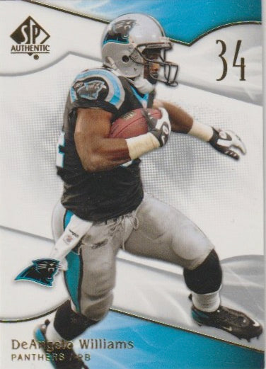 NFL 2009 SP Authentic - No 81 - DeAngelo Williams