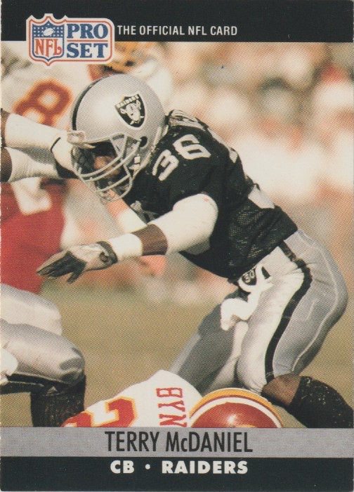 NFL 1990 ProSet - No 546 - Terry McDaniel
