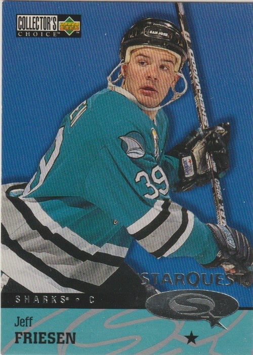 NHL 1997/98 Collector's Choice Star Quest - No SQ10 - Jeff Friesen