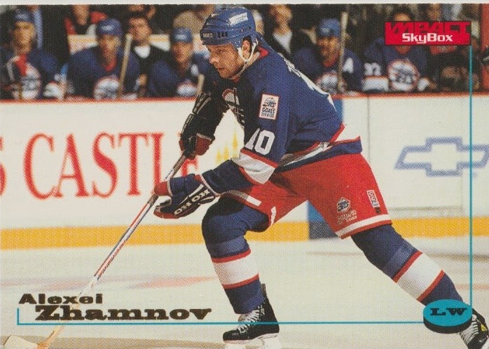 NHL 1996 / 97 Fleer SkyBox Impact - No 21 - Alexei Zhamnov