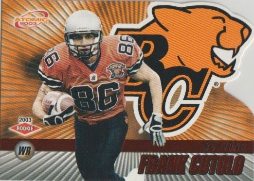 NFL 2003 Atomic CFL Red - No 4 - Frank Cutolo