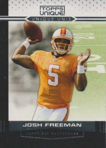 NFL 2009 Topps Unique Unique Unis - No UU7 - Josh Freeman