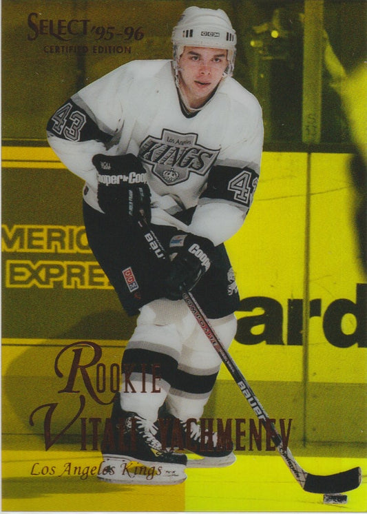 NHL 1995 / 96 Select Certified Mirror Gold - No 130 - Vitali Yachmenev