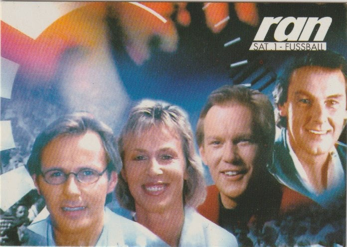 Fussball 1994-95 Panini Premium Cards Bundesliga - No NN0 - Moderatoren ran SAT1