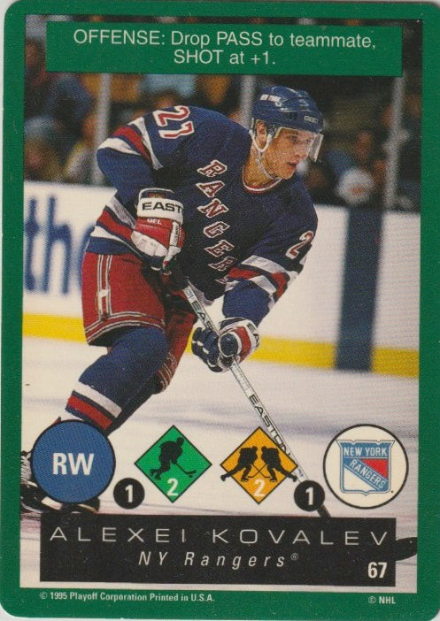 NHL 1995 / 96 Playoff One on One - No 67 - Alexei Kovalev
