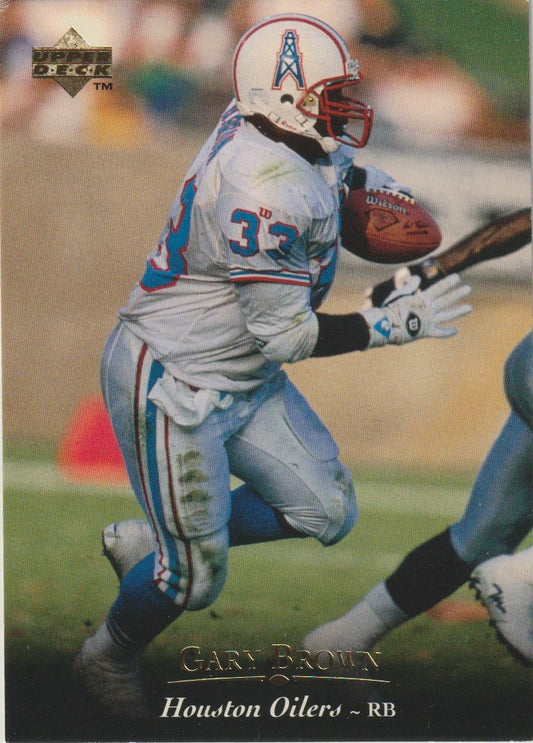NFL 1995 Upper Deck - No 108 - Gary Brown